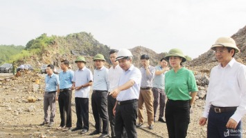 HĐND tỉnh giám sát công tác quản lý khoáng sản tại huyện Quỳnh Lưu