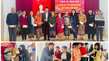 Văn phòng Đoàn ĐBQH và HĐND tỉnh thăm, tặng quà và khảo sát tại xã Na Loi, huyện Kỳ Sơn