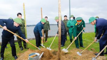 Nghệ An phát động 'Tết trồng cây đời đời nhớ ơn Bác Hồ' Xuân Quý Mão 2023