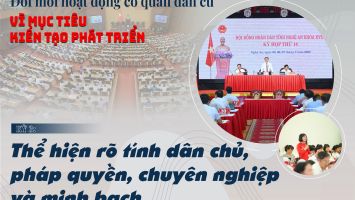 Kỳ 3: Thể hiện rõ tính dân chủ, pháp quyền, chuyên nghiệp và minh bạch