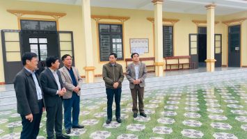 Phó Chủ tịch HĐND tỉnh Nguyễn Như Khôi khảo sát việc tiếp nhận, xử lý và thông tin kết quả giải quyết kiến nghị cử tri tại huyện Yên Thành