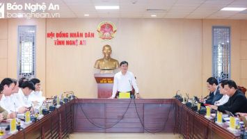 Kỳ họp thứ 12, HĐND tỉnh Nghệ An khóa XVIII sẽ diễn ra vào sáng 28/2 tại Thành phố Vinh