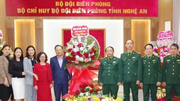 Thường trực HĐND tỉnh và Đoàn ĐBQH tỉnh chúc mừng Bộ đội Biên phòng nhân ngày truyền thống 3/3