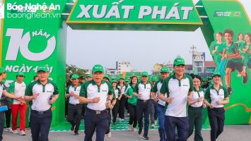 Nghệ An phát động Ngày chạy Olympic vì sức khỏe toàn dân
