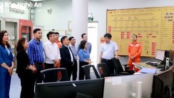 Đoàn ĐBQH tỉnh giám sát việc thực hiện chính sách, pháp luật về phát triển năng lượng tại Công ty Thủy điện Bản Vẽ và Than Khe Bố