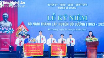 Huyện Đô Lương long trọng kỷ niệm 60 năm ngày thành lập