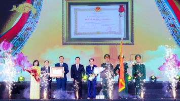 Huyện Tân Kỳ trọng thể kỷ niệm 60 năm thành lập và đón nhận Huân chương Lao động hạng Nhì