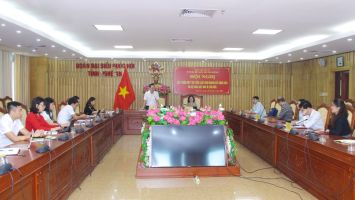 Đoàn đại biểu Quốc hội tỉnh lấy ý kiến góp ý vào dự thảo Luật Kinh doanh bất động sản (sửa đổi)