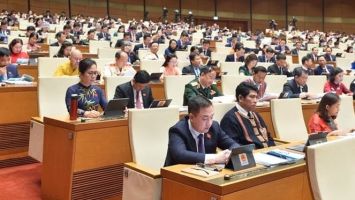 Sáng nay, Quốc hội thảo luận về một số nội dung còn ý kiến khác nhau của dự án Luật Đấu thầu (sửa đổi)