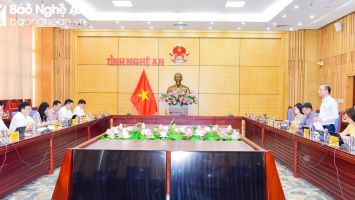 Ủy ban Khoa học, Công nghệ và Môi trường Quốc hội làm việc với tỉnh Nghệ An