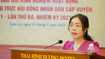 Báo cáo đề dẫn Hội nghị giao ban Thường trực HĐND cấp huyện - cụm 1, lần thứ ba, nhiệm kỳ 2021 - 2026