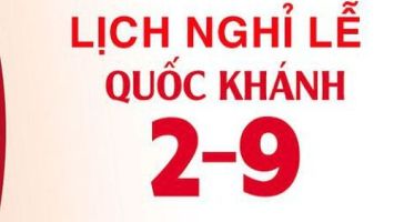 LỊCH NGHỈ LỄ QUỐC KHÁNH NĂM 2023