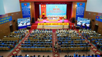 Khai mạc trọng thể Đại hội Công đoàn tỉnh Nghệ An lần thứ XIX, nhiệm kỳ 2023 - 2028