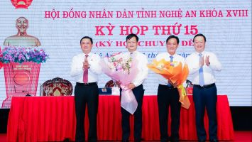 HĐND tỉnh Nghệ An miễn nhiệm, bầu bổ sung Ủy viên UBND tỉnh