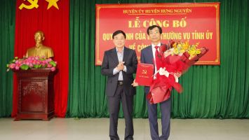 Hưng Nguyên có tân Phó Bí thư Thường trực Huyện uỷ