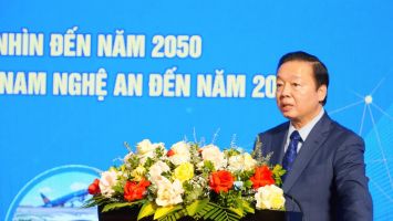 Phó Thủ tướng Trần Hồng Hà nhấn mạnh một số nhiệm vụ, giải pháp để Nghệ An đạt được mục tiêu, phát triển theo đúng tầm nhìn và định hướng trong Quy hoạch