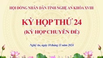 Thường trực HĐND tỉnh Nghệ An triệu tập kỳ họp chuyên đề