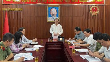 Ban Pháp chế HĐND tỉnh khảo sát về các dự thảo Nghị quyết liên quan đến lực lượng tham gia bảo vệ an ninh, trật tự ở cơ sở tại huyện Nam Đàn