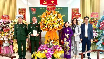 Phó Trưởng Đoàn ĐBQH tỉnh Thái Thị An Chung dự khai mạc Kỳ họp thứ 16, HĐND thị xã Hoàng Mai