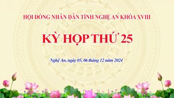 Thường trực HĐND tỉnh Nghệ An triệu tập kỳ họp thường lệ cuối năm 2024