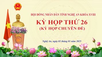 Thường trực HĐND tỉnh Nghệ An triệu tập kỳ họp chuyên đề