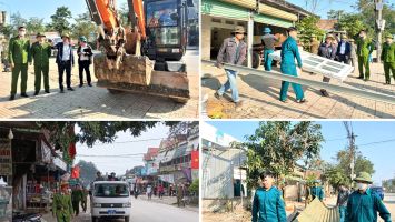 Quyết liệt giải tỏa hành lang an toàn giao thông