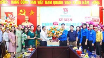 Thường trực HĐND và Đoàn ĐBQH tỉnh chúc mừng Tỉnh đoàn nhân ngày thành lập Đoàn TNCS Hồ Chí Minh