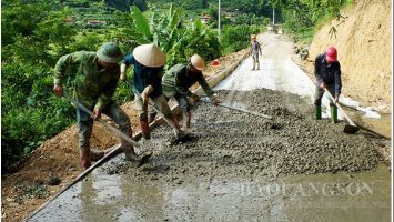 Cử tri huyện Nghi Lộc kiến nghị cho phép sử dụng xi măng được hỗ trợ trong xây dựng nông thôn mới