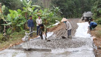 Sở Nông nghiệp và Phát triển nông thôn trả lời cử tri xã Tam Quang, huyện Tương Dương về hỗ trợ xi măng để làm đường giao thông nông thôn