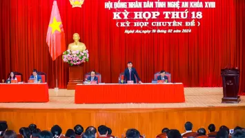 Thường trực HĐND tỉnh Nghệ An thông báo triệu tập kỳ họp chuyên đề