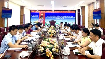 Đoàn giám sát HĐND thành phố Vinh làm việc với UBND cùng cấp về việc giải quyết các ý kiến, kiến nghị của cử tri giai đoạn 2021-2023