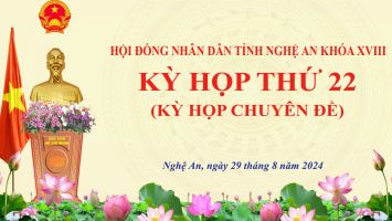 Thường trực HĐND tỉnh Nghệ An triệu tập kỳ họp chuyên đề