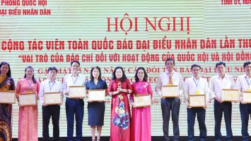 Lãnh đạo tỉnh Nghệ An dự Hội nghị Cộng tác viên toàn quốc Báo Đại biểu nhân dân năm 2024