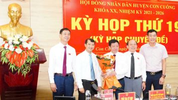 Kỳ họp thứ 19 HĐND huyện Con Cuông quyết định một số nội dung quan trọng thuộc thẩm quyền của HĐND huyện