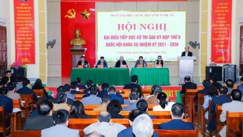 Nhiều kiến nghị của cử tri tỉnh Nghệ An trước Kỳ họp thứ 8, Quốc hội khóa XV được tổng hợp, báo cáo Ủy ban Thường vụ Quốc hội