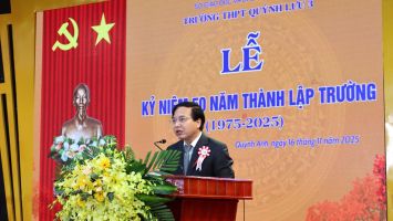 Phát huy truyền thống 50 năm, Trường THPT Quỳnh Lưu 3 tiếp tục viết tiếp những trang mới vẻ vang *