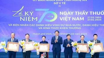 Nghệ An trọng thể kỷ niệm 70 năm ngày Thầy thuốc Việt Nam