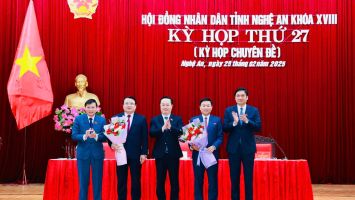 Nghệ An có 2 tân Phó Chủ tịch UBND tỉnh