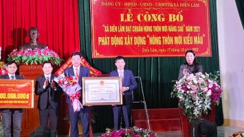 Sở Tài chính trả lời kiến nghị của cử tri huyện Diễn Châu về khen thưởng trong phong trào “Cả nước chung sức xây dựng Nông thôn mới”