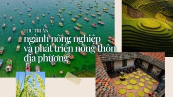 Thư tri ân ngành nông nghiệp và phát triển nông thôn địa phương