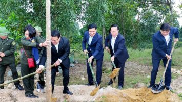 Tỉnh Nghệ An phát động 'Tết trồng cây đời đời nhớ ơn Bác Hồ' Xuân Ất Tỵ 2025