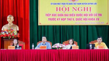 Cử tri Quỳnh Lưu nêu nhiều kiến nghị liên quan đến sáp nhập đơn vị hành chính