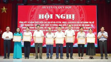 Phó Chủ tịch HĐND tỉnh Nguyễn Như Khôi dự Hội nghị tổng kết 10 năm thực hiện Chỉ thị 05 và chương trình hỗ trợ nhà ở cho người nghèo, người có công với cách mạng tại Quỳ Hợp