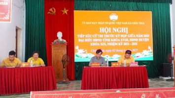 Đại biểu HĐND tỉnh tiếp xúc cử tri sau khi thực hiện mô hình chính quyền địa phương 2 cấp