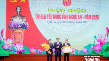 Tỉnh Nghệ An trọng thể tổ chức Đại hội thi đua yêu nước năm 2025, đón nhận Bằng khen của Thủ tướng Chính phủ