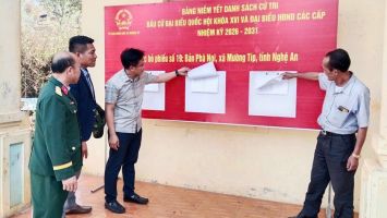 Nghiêm túc, khẩn trương triển khai công tác chuẩn bị tổ chức bỏ phiếu sớm tại 55 khu vực bỏ phiếu thuộc 12 xã miền núi, vùng sâu, vùng xa, biên giới