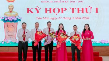HĐND phường Tân Mai: Tổ chức thành công Kỳ họp thứ nhất, nhiệm kỳ 2026 - 2031