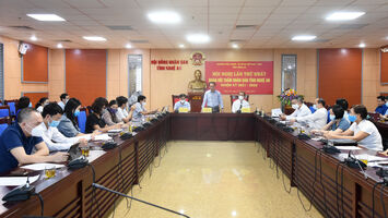 Hội nghị Đoàn Hội thẩm nhân dân tỉnh Nghệ An nhiệm kỳ 2021- 2026