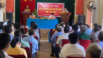 Đại biểu HĐND tỉnh tiếp xúc cử tri tại xã Thanh Xuân, huyện Thanh Chương trước kỳ họp thứ 2