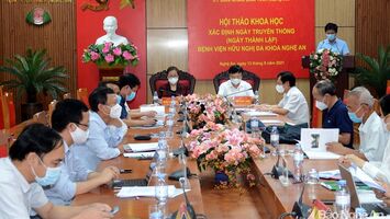Hội thảo khoa học xác định ngày truyền thống của Bệnh viện Hữu nghị Đa khoa Nghệ An